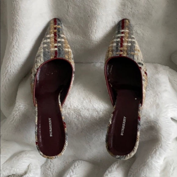 Burberry Tweed Pointed Toe Mule - Picture 4 of 5